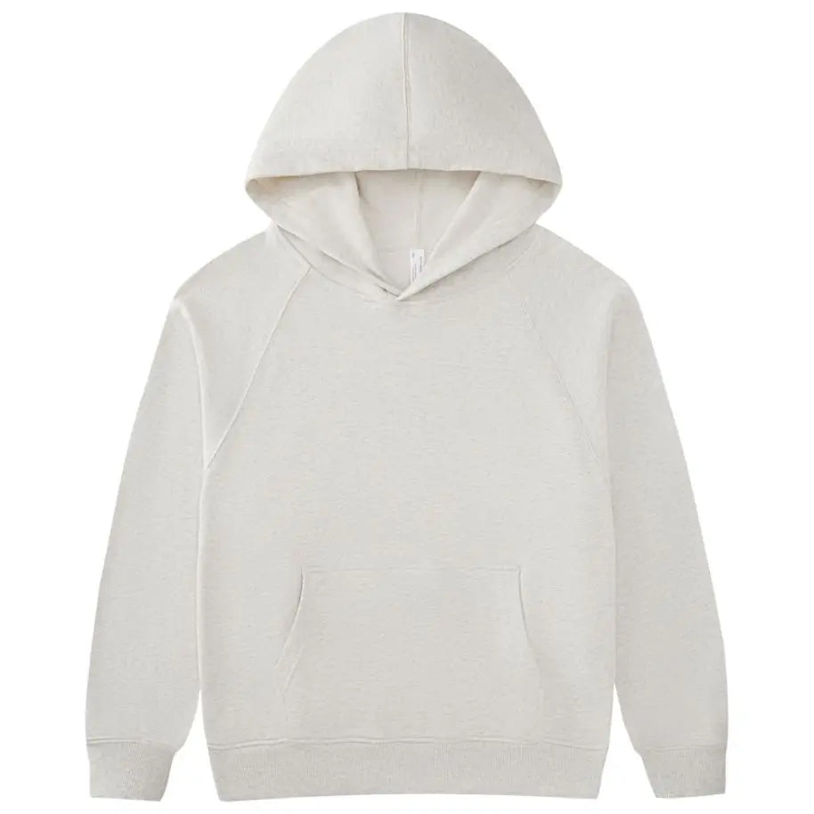 Oversized 100% Cotton Hoodie – Unisex Streetwear Pullover with Pocket