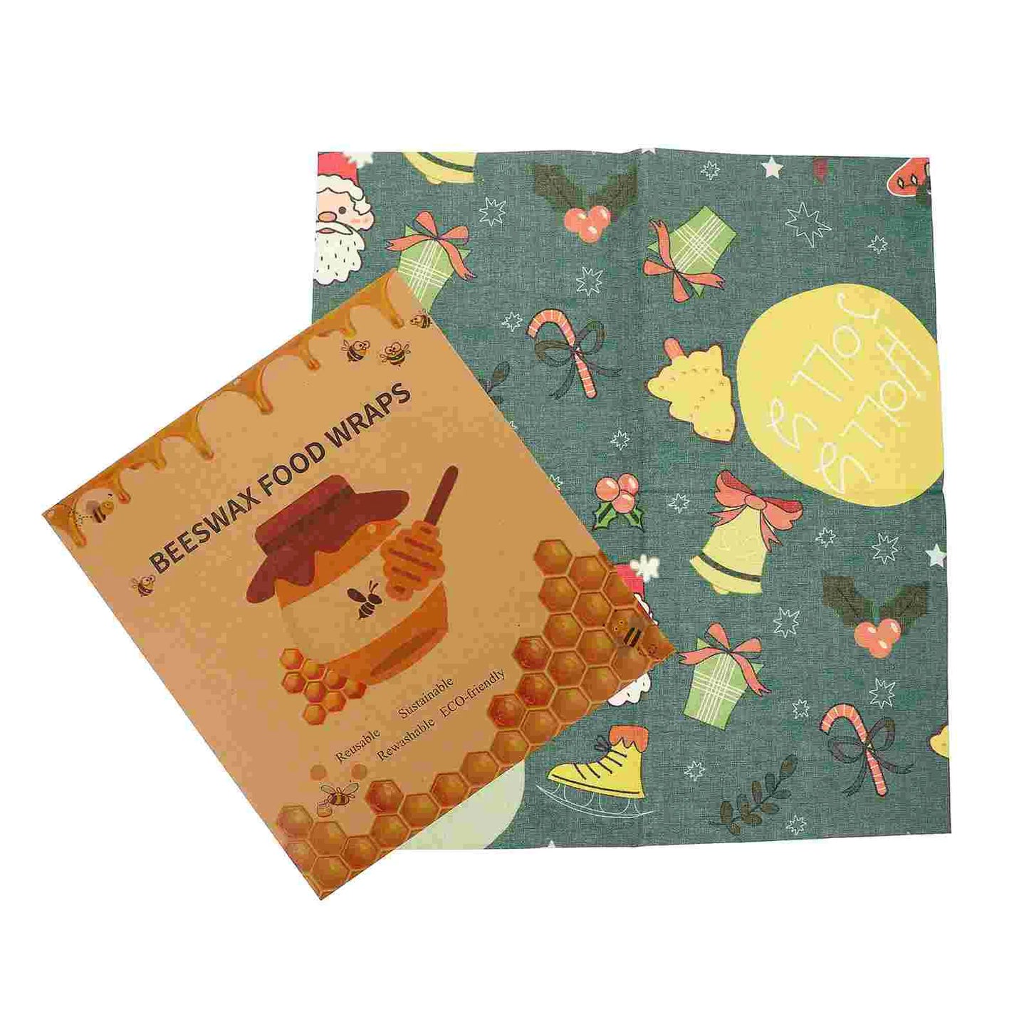 3 Pcs Bread Fresh Preservation Cloth Child Sandwich Food Grade Beeswax Reusable Covers Wraps