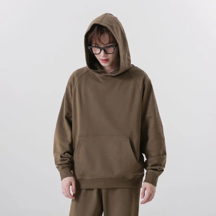 Oversized 100% Cotton Hoodie – Unisex Streetwear Pullover with Pocket