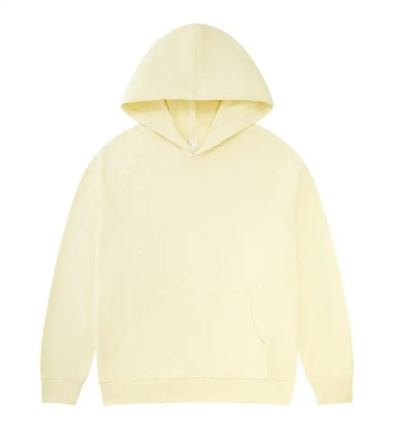 Oversized 100% Cotton Hoodie – Unisex Streetwear Pullover with Pocket