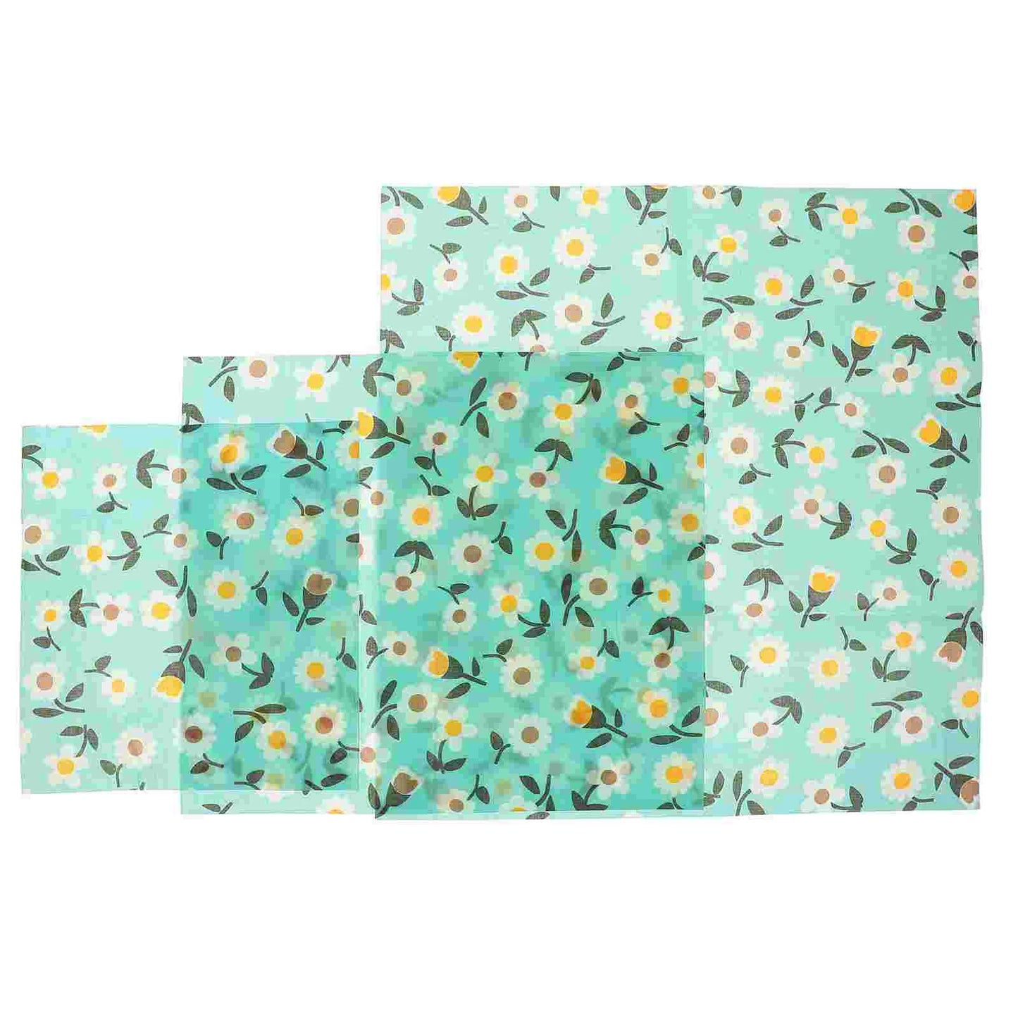 3 Pcs Bread Fresh Preservation Cloth Child Sandwich Food Grade Beeswax Reusable Covers Wraps