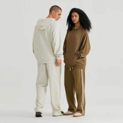 Oversized 100% Cotton Hoodie – Unisex Streetwear Pullover with Pocket