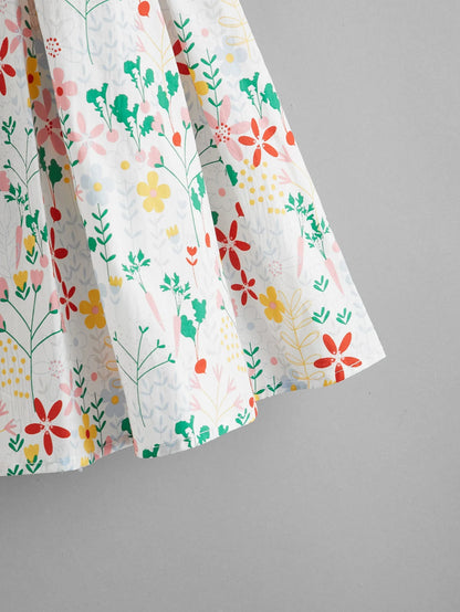 Baby Girl Summer Dress – Sleeveless Floral Cotton Dress for Toddlers & Kids | Lightweight & Breathable Fabric