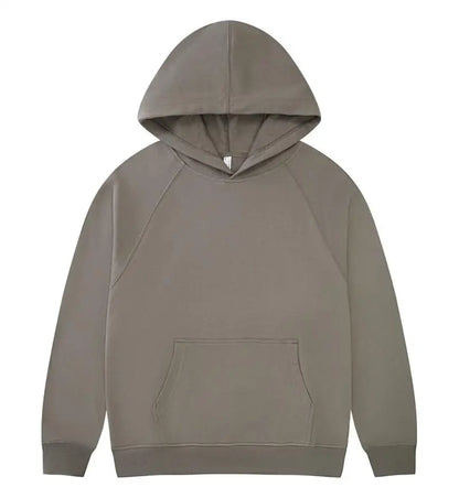 Oversized 100% Cotton Hoodie – Unisex Streetwear Pullover with Pocket