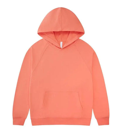 Oversized 100% Cotton Hoodie – Unisex Streetwear Pullover with Pocket