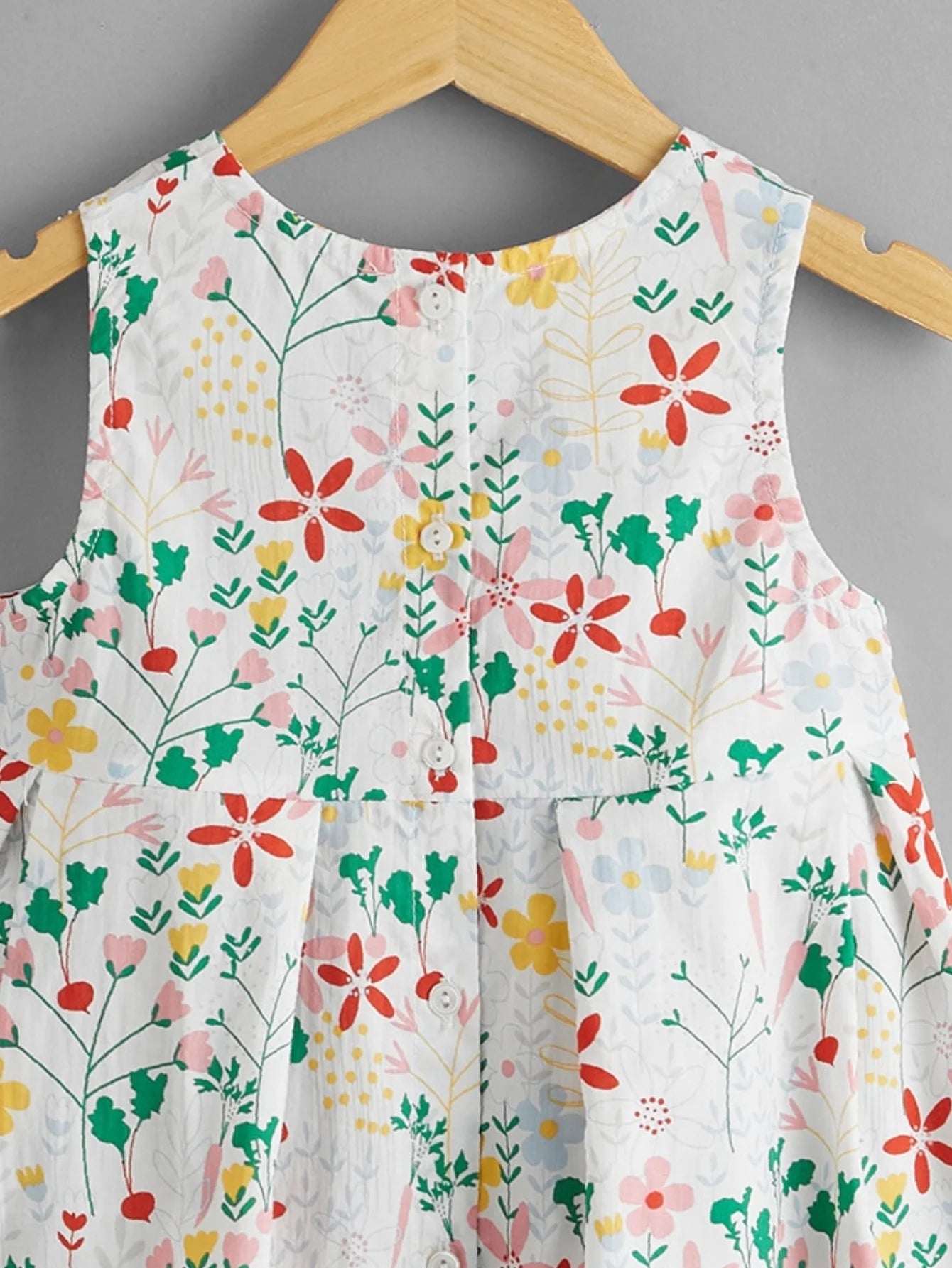 Baby Girl Summer Dress – Sleeveless Floral Cotton Dress for Toddlers & Kids | Lightweight & Breathable Fabric