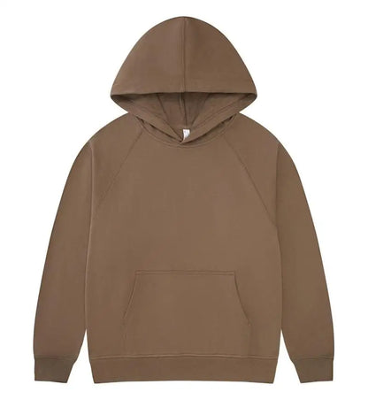 Oversized 100% Cotton Hoodie – Unisex Streetwear Pullover with Pocket