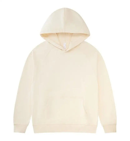 Oversized 100% Cotton Hoodie – Unisex Streetwear Pullover with Pocket