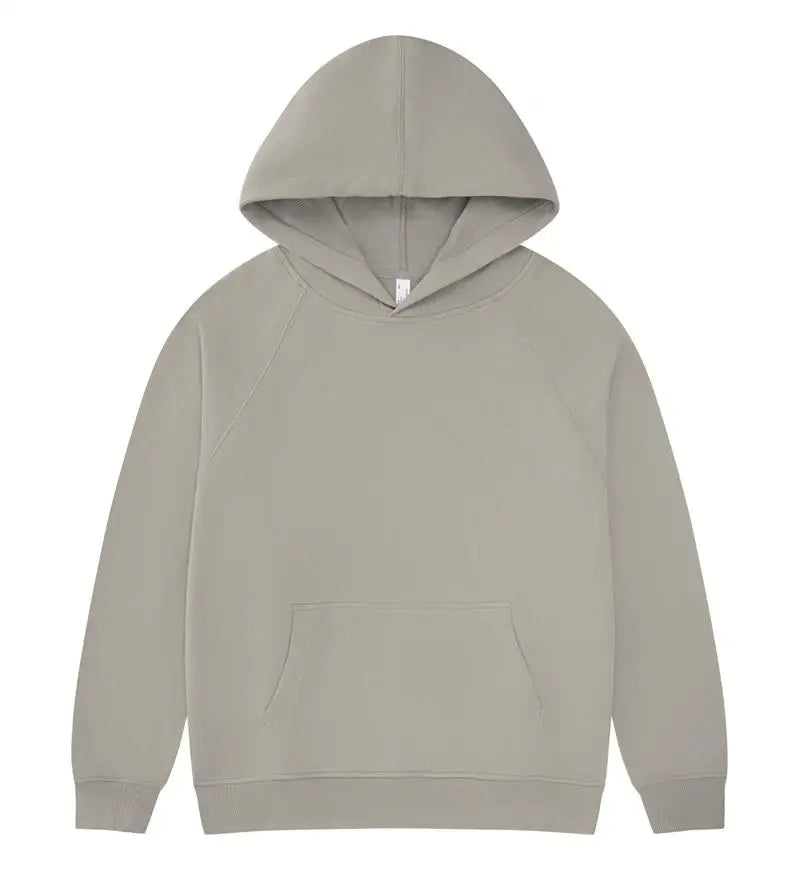 Oversized 100% Cotton Hoodie – Unisex Streetwear Pullover with Pocket