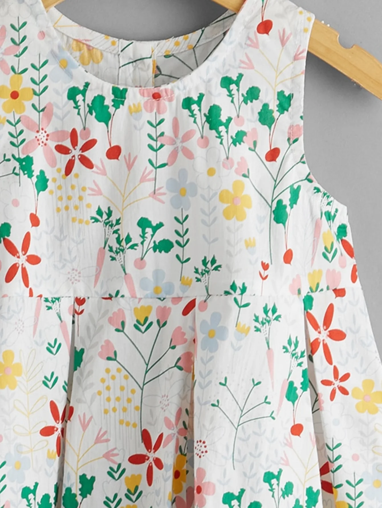 Baby Girl Summer Dress – Sleeveless Floral Cotton Dress for Toddlers & Kids | Lightweight & Breathable Fabric